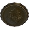 Ekena Millwork Oxford Ceiling Medallion, Hand-Painted Green Gold, 16 7/8"W x 11 3/4"H x 1 1/2"P CM16OXGGS - alternate 3